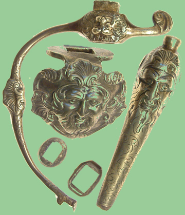 Set of Hilt Parts in Steel (EW004)