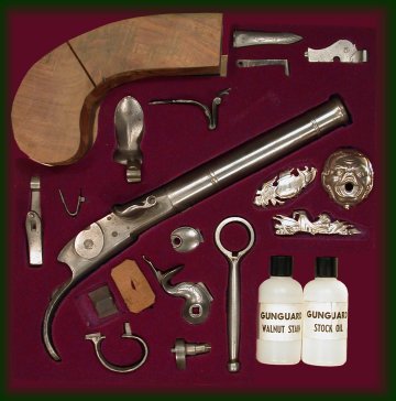 QUEEN ANNE BASIC PISTOL KIT WITH SILVER, 150 is Deposit sum only, balance plus shipping due prior to despatch 