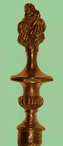 Clock finial