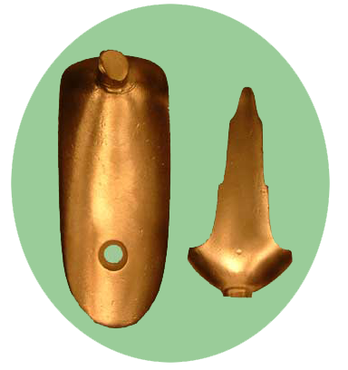 India Pattern Butt Plate (butt plate001) in Brass