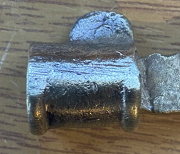 French Pistol Ramrod Pipe In Brass